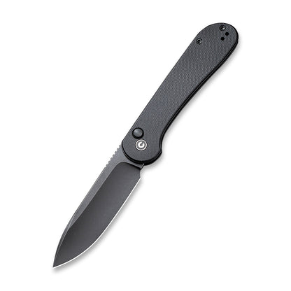 CIVIVI Knives™ Elementum Button Lock C2103A Black G10 14C28N Stainless Steel Pocket Knife
