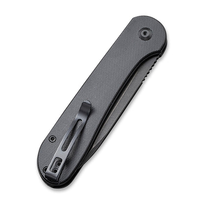 CIVIVI Knives™ Elementum Button Lock C2103A Black G10 14C28N Stainless Steel Pocket Knife