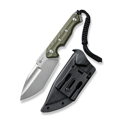 CIVIVI Knives™ Maxwell Fixed Blade C21040-2 OD Green G10 D2 Semi-Stainless Steel Knife