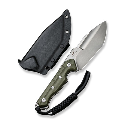 CIVIVI Knives™ Maxwell Fixed Blade C21040-2 OD Green G10 D2 Semi-Stainless Steel Knife