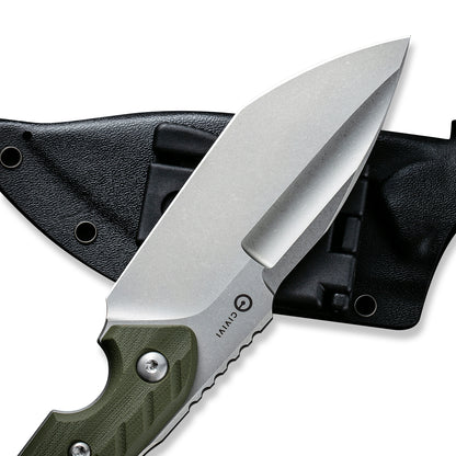 CIVIVI Knives™ Maxwell Fixed Blade C21040-2 OD Green G10 D2 Semi-Stainless Steel Knife