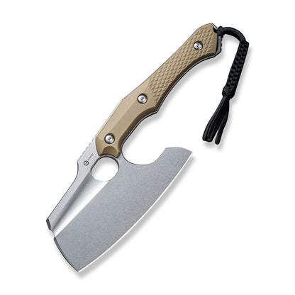CIVIVI Knives™ Aratra Fixed Blade C21041-3 Tan G10 D2 Semi-Stainless Steel Knife