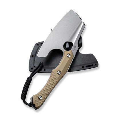 CIVIVI Knives™ Aratra Fixed Blade C21041-3 Tan G10 D2 Semi-Stainless Steel Knife