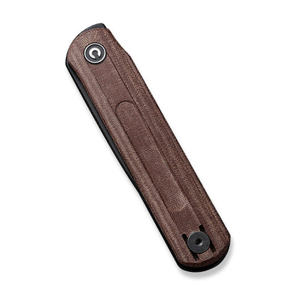 CIVIVI Knives™ Foldis Slip-joint C21044-2 Brown Linen Micarta Nitro-V Stainless Steel Pocket Knife