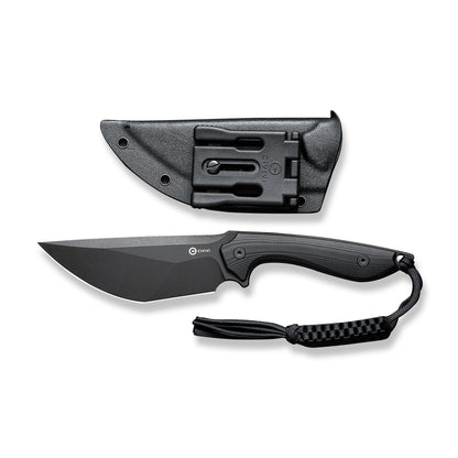 CIVIVI Knives™ Concept 22 Fixed Blade C21047-1 Black G10 D2 Semi-Stainless Steel Knife