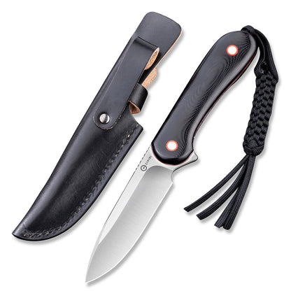 CIVIVI Knives™ Elementum Fixed Blade C2104A Black G10 10Cr15CoMoV Stainless Steel Knife