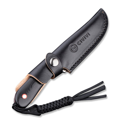 CIVIVI Knives™ Elementum Fixed Blade C2104A Black G10 10Cr15CoMoV Stainless Steel Knife