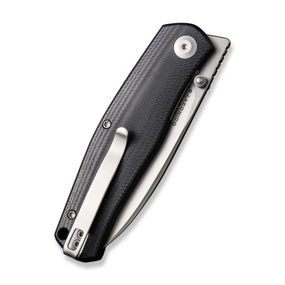 CIVIVI Knives™ Sokoke Liner Lock C22007-1 Black G10 14C28N Stainless Steel Pocket Knife