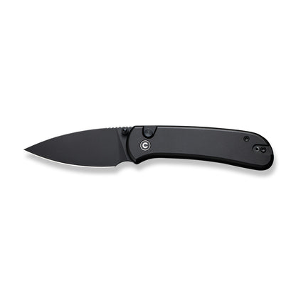 CIVIVI Knives™ Qubit Button Lock C22030E-1 Black Aluminum 14C28N Stainless Steel Pocket Knife