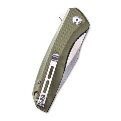 CIVIVI Knives™ Baklash Liner Lock C801A Green G10 9Cr18MoV Stainless Steel Pocket Knife