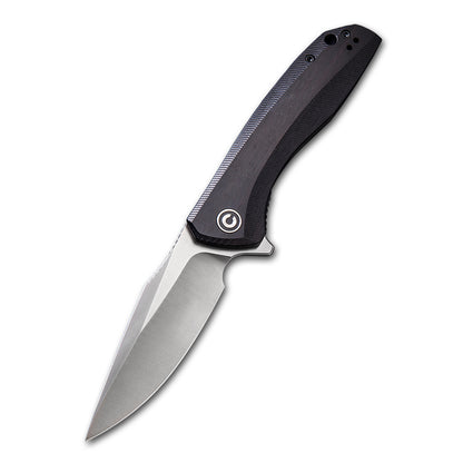 CIVIVI Knives™ Baklash Liner Lock C801E Ebony Wood 9Cr18MoV Stainless Steel Pocket Knife