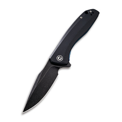 CIVIVI Knives™ Baklash Liner Lock C801H Black G10 9Cr18MoV Stainless Steel Pocket Knife