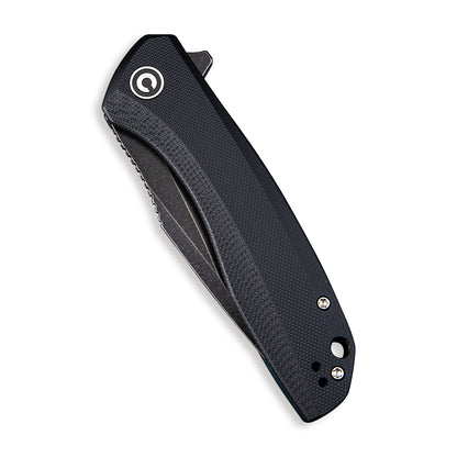 CIVIVI Knives™ Baklash Liner Lock C801H Black G10 9Cr18MoV Stainless Steel Pocket Knife