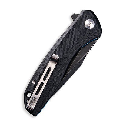 CIVIVI Knives™ Baklash Liner Lock C801H Black G10 9Cr18MoV Stainless Steel Pocket Knife