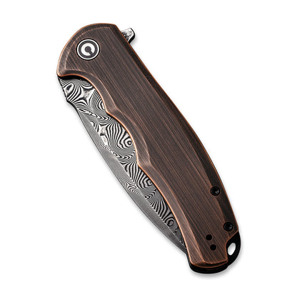 CIVIVI Knives™ Praxis Liner Lock C803DS-3 Copper Damascus Steel Pocket Knife