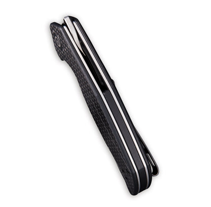 CIVIVI Knives™ Anthropos Liner Lock C903C Carbon Fiber and Black G10 D2 Stainless Steel Pocket Knife