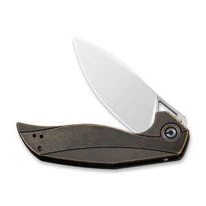 CIVIVI Knives™ Anthropos Liner Lock C903D Brass and Stainless Steel D2 Stainless Steel Pocket Knife