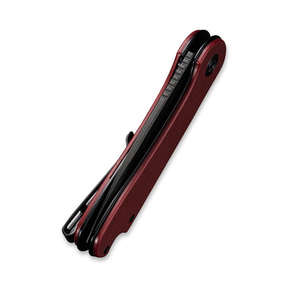 CIVIVI Knives™ Elementum Liner Lock C907A-1 Burgundy G10 D2 Stainless Steel Pocket Knife
