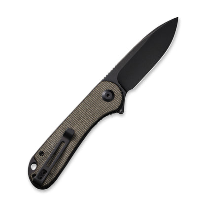 CIVIVI Knives™ Elementum Liner Lock C907Z Dark Green Micarta D2 Stainless Steel Pocket Knife