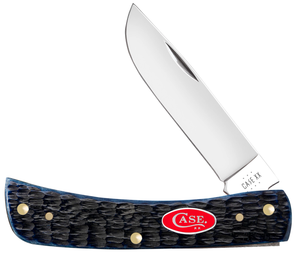 W.R. Case XX Knives Sodbuster Jr Jigged Navy Blue Bone 6890 Stainless Pocket Knife 06890