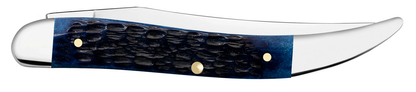 Case XX™ Knives Med Toothpick Jigged Navy Blue Bone 6892 Stainless Pocket Knife