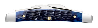 Case XX™ Knives Small Congress Jigged Navy Blue Bone 6893 Stainless Pocket Knife