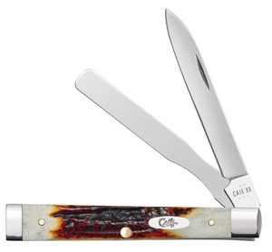 W.R. Case XX Knives Baby Doc Red Stag 9573 Stainless Pocket Knife 09573