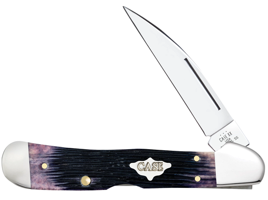 Case XX™ Knives Copperlock Barnboard Jig Purple Bone 9712 Stainless Pocket Knife