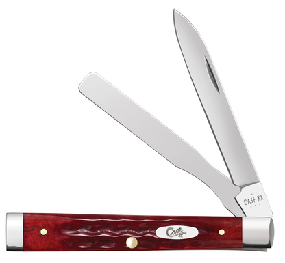 W.R. Case XX Knives Baby Doc Pocket Knife Worn Old Red Bone 10308 Stainless Pocket Knife