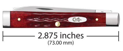 W.R. Case XX Knives Baby Doc Pocket Knife Worn Old Red Bone 10308 Stainless Pocket Knife