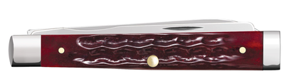 W.R. Case XX Knives Baby Doc Pocket Knife Worn Old Red Bone 10308 Stainless Pocket Knife