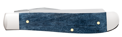 W.R. Case XX Knives Mini Trapper Papaw Mediterranean Blue Bone 10432 Stainless