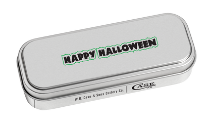 W.R. Case XX Knives Mini Copperlock Halloween Green Bone 10632 Serrated Pocket Knife