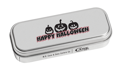 W.R. Case XX Knives Happy Halloween Copperlock White Synthetic 10641 Stainless