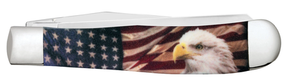 W.R. Case XX Knives Trapper Color-Infusion Patriotic 10647 Stainless Pocket Knife