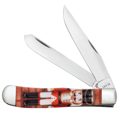 W.R. Case XX Knives Trapper Christmas Nutcracker 13368 Stainless Pocket Knife
