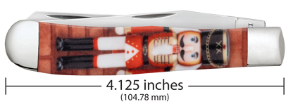 W.R. Case XX Knives Trapper Christmas Nutcracker 13368 Stainless Pocket Knife