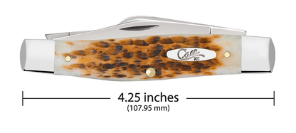 Case XX™ Knives Large Stockman Jigged Amber Bone Stainless 10724 Pocket Knife