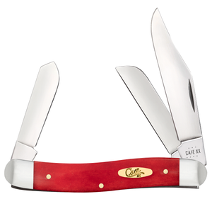 W.R. Case XX Knives Stockman Smooth Dark Red Bone 10764 Stainless Steel Pocket Knife