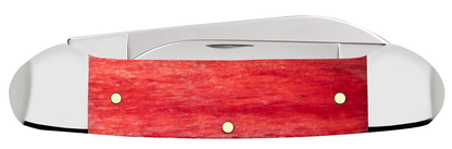 Case XX™ Knives Canoe Smooth Dark Red Bone 10765 Stainless Steel Pocket Knife