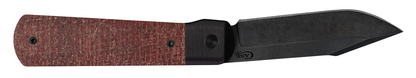 W.R. Case XX Knives Longhouse Liner Lock Dark Red Burlap Micarta 10769 CPM-20CV Pocket Knife