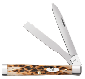W.R. Case XX Knives Baby Doc Jigged Amber Bone 10797 Stainless Pocket Knife