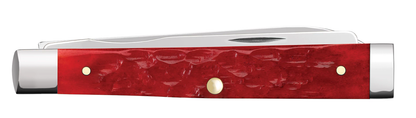 W.R. Case XX Knives Baby Doc Stars & Stripes Dark Red Bone 10847 Stainless Pocket Knife