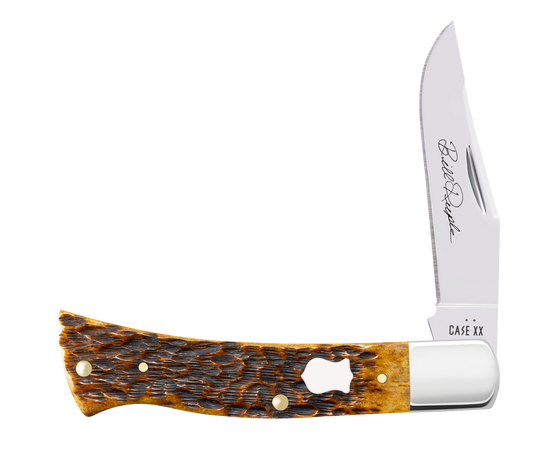 W.R. Case XX Knives Axe Handle SHOT Show Jig Antique Bone 10853 Stainless Pocket Knife