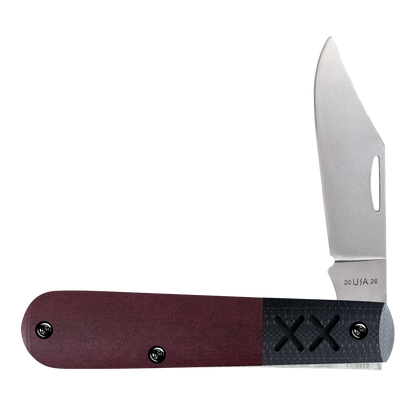 W.R. Case XX Knives Barlow XR Crossroads Redstone Richlite S35VN Steel 10854 Pocket Knife