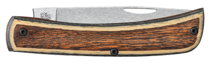 W.R. Case XX Knives Sod Buster Jr Brown & Black Laminate Dymalux Wood S35VN Steel Pocket Knife 10935