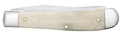 W.R. Case XX Knives Trapper Smooth Natural Bone 11020 Stainless Pocket Knife