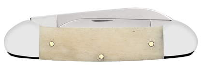 W.R. Case XX Knives Canoe Smooth Natural Bone 11023 Stainless Pocket Knife