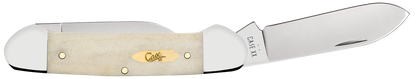W.R. Case XX Knives Canoe Smooth Natural Bone 11023 Stainless Pocket Knife