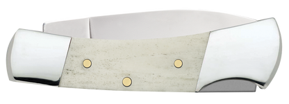 W.R. Case XX Knives Lockback Smooth Natural Bone 11026 Stainless Pocket Knife